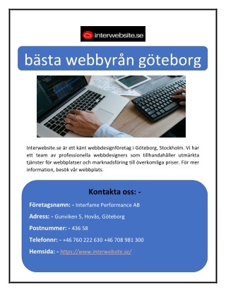 bästa webbyrån göteborg