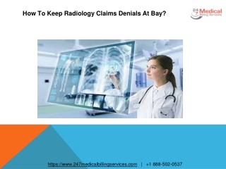 How To Keep Radiology Claims Denials At Bay