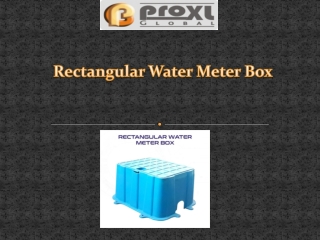 Rectangular Water Meter Box