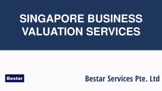Business Valuation Services - Bestar Services
