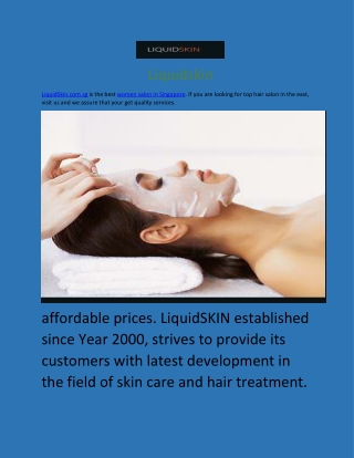 Liquid Skin Best Women Salon