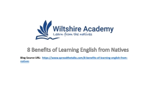 8 Benefits of Learning English from Natives