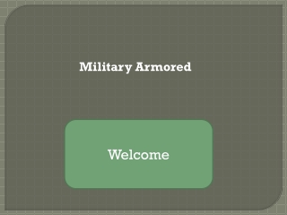 Armored Vehicles Supplier- Reasons To Choose The Armored Vehicle