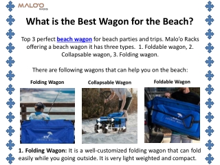 Beach Wagon for Summer Vacations and Beach Trips
