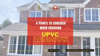 4 Points To Consider When Choosing UPVC Windows In Shropshire