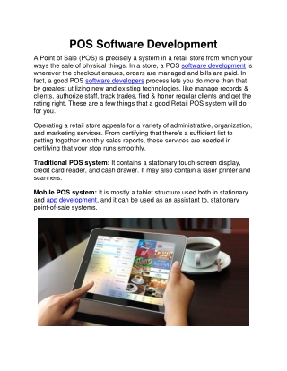 POS Software Development