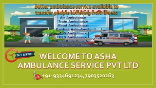 Hire Train Ambulance Service to move sick patients’ |ASHA