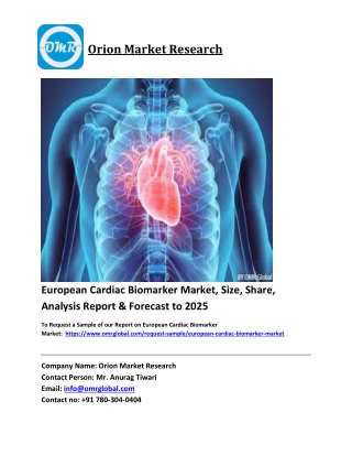 European Cardiac Biomarker Market Trends, Size, Competitive Analysis and Forecas
