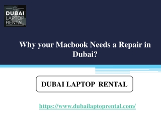 Why your Macbook Needs a Repair in Dubai?