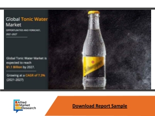Global Tonic Water Market Revenue and Company Share based Model, Forecast