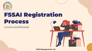 FSSAI Registration Process - Muds Management