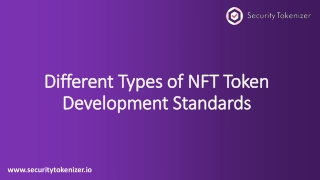Different Types of NFT Token Development Standards