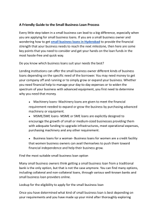 A Friendly Guide to the Small Business Loan Process.docx