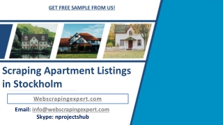Scraping Apartment Listings in Stockholm