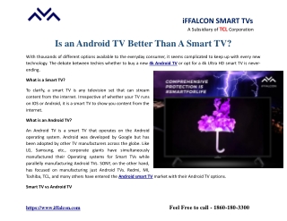 Is An Android TV Better Than A Smart TV?