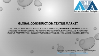 Global construction textile Market: An Attractive Long-Term Opportunity