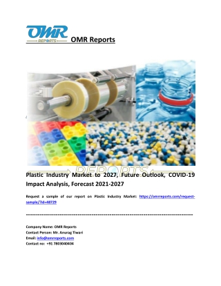 Plastic Industry Market Size, Share, Impressive Industry Growth, Report 2027