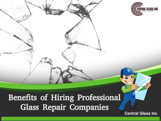 Hiring Professional Glass Repair Companies