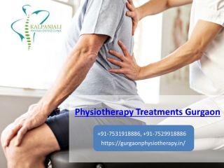 Pick The Best Physiotherapy Treatments Gurgaon