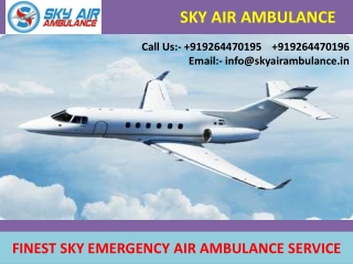 Pick Low-Fare Air Ambulance Service in Darbhanga and Agra