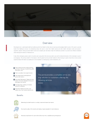 Scanning & Digitization of Medical Records