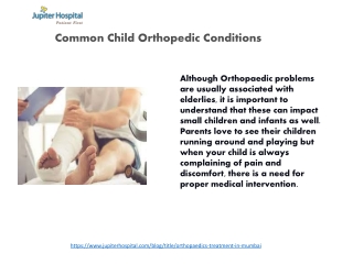 Best Orthopaedic Hospital in Mumbai | Jupiter Mumbai