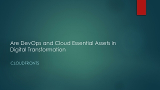 Are DevOps and Cloud Essential Assets in Digital Transformation