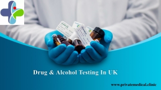 Drug & Alcohol Testing In UK