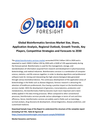 Global Bioinformatics Services Market.docx
