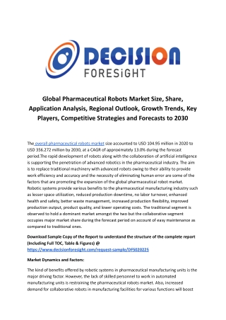 Global Pharmaceutical Robots Market.docx