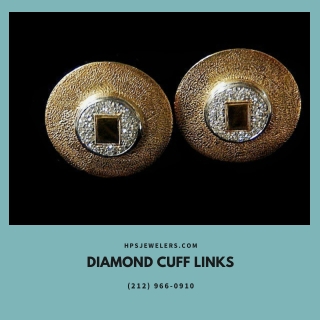 DIAMOND CUFF LINKS