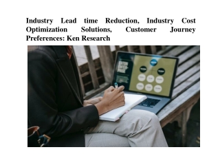 Industry Cost Optimization Solutions