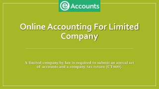 Limited Company Accountants – Contact Today