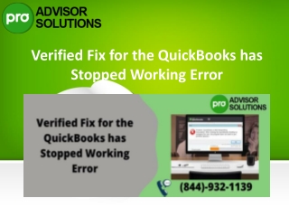Here's a Guide on How to mend QuickBooks has stopped working error