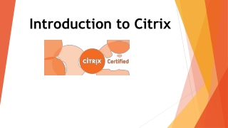 Introduction to Citrix (1)