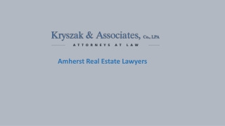 Amherst Real Estate Lawyers