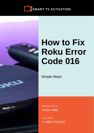 Complete Guide to Fix Roku Error Code 016