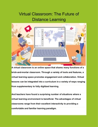Virtual Classroom_ The Future of Distance Learning