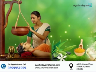 Through ayurveda back pain treatment in Noida