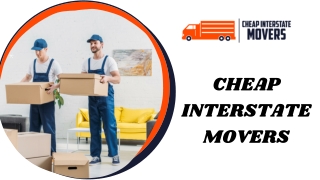 Cheap Interstate Movers