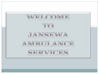 Inexpensive Ambulance Service from JAMSHEDPUR to Ranchi by Jansewa