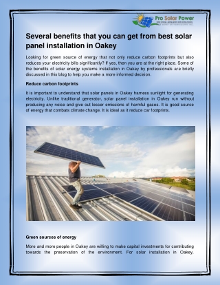 Solar System Installation in Oakey