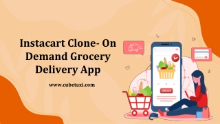 Instacart Clone- On Demand Grocery Delivery App