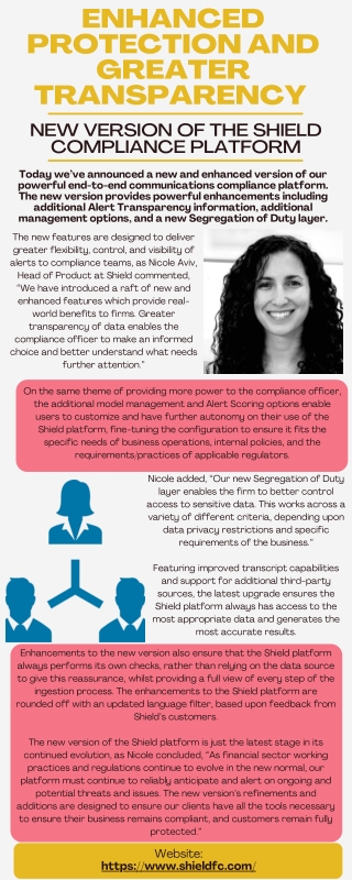 Shield Compliance Platform | Enhanced Protection and Greater Transparency