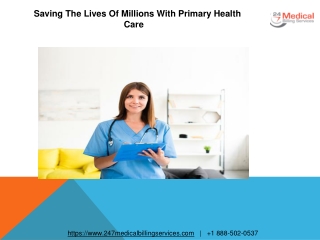 Saving The Lives Of Millions With Primary Health Care