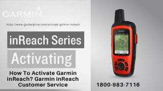 Reach 1-8009837116 To Activate Garmin inReach Instantly