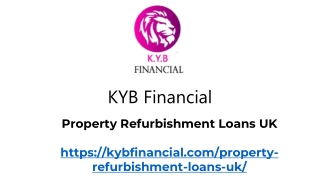 Best Property Refurbishment Loans in UK