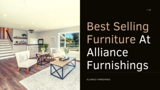 Best Selling Furniture At Alliance Furnishings