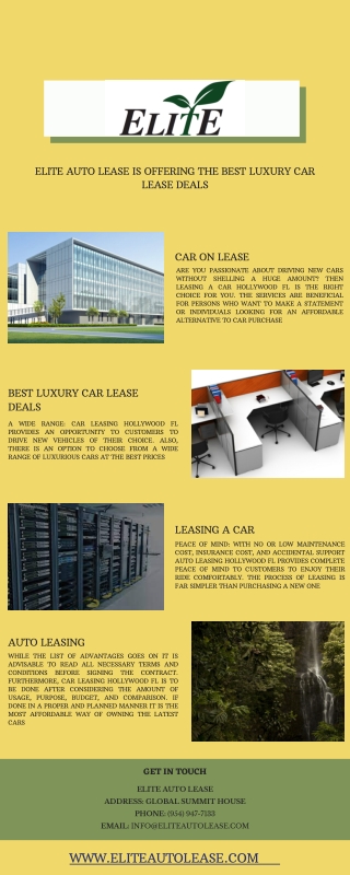 Car Leasing Fort Lauderdale FL