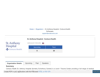 St. Anthony Hospital - Centura Health